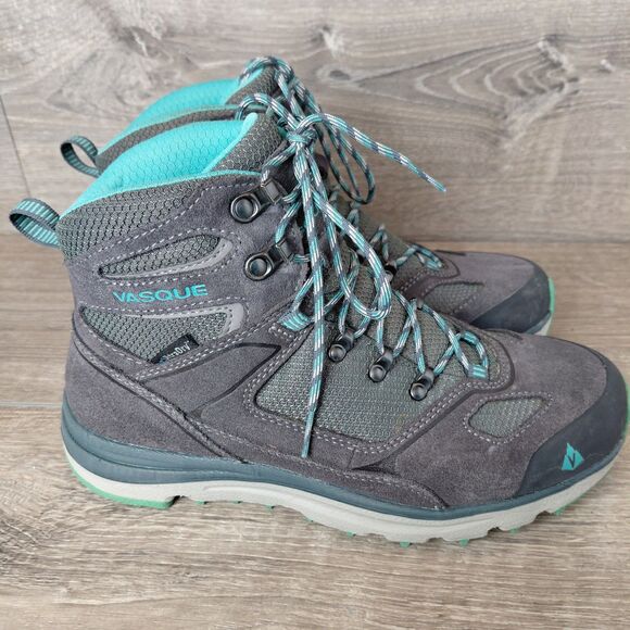 Vasque Boots Womens Size 7.5 Gray Mesa Trek Mid Ultradry Outdoor Hiking 7449 - Picture 7 of 11